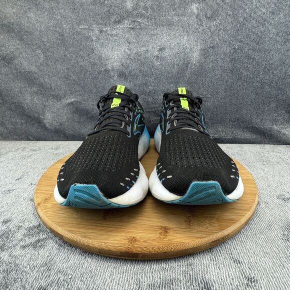 Brooks Mens Glycerin 20 Size 12 Black Blue Running Comfort Sneakers No Insoles - Picture 2 of 9